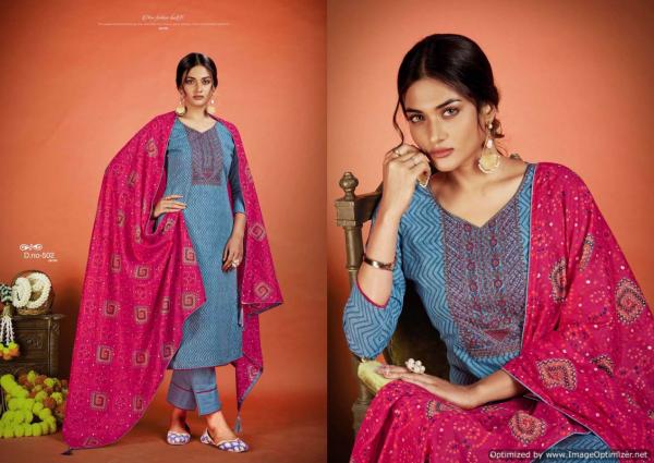 Vastu Netra Vol 5 Cotton Printed Kurti Bottom With Dupatta